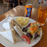 My meal at Pumpernickel Coffee Shop in Dumfries