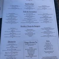 Menu July 2022 - vegan options reduced even further  at The Kings Arms in Melrose