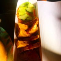 Fried tofu with sweet chilli sauce  at Rak Thai in Melrose