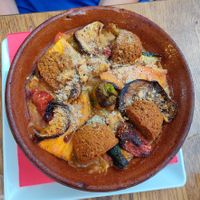 Main course at Le Cachotier in Carcassonne