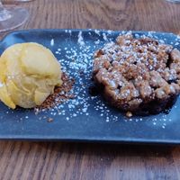 Dessert at Le Cachotier in Carcassonne