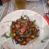 tomato tar-tar at Le Cachotier in Carcassonne