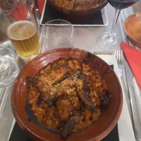 vegan cassoulete (tipical dish from carcassone) at Le Cachotier in Carcassonne