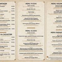 New menu with new management   at Le Cachotier in Carcassonne