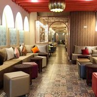 Acceso al restaurante at Al Jaima de Abou Khalil in Barcelona