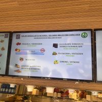 Speisekarte  at Gelateria Eccetera in Bolzano