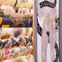 Posters and local art  at Grey Street in Barcelona