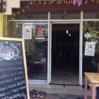Front door entrance  at Karma Kitchen in Washington