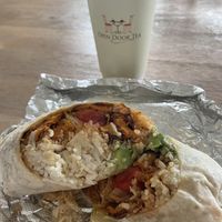Vegan morning wrap   at Open Door Tea in Stratford