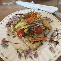 Vegan delight is now only one piece of toast 😣  at Open Door Tea in Stratford