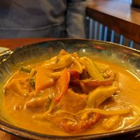 Umbrella curry (quite salty) at Umbrella Asian Tapas in Galway