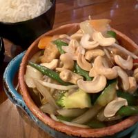 Cashew tofu  at Umbrella Asian Tapas in Galway