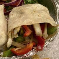 Burrito Vegano  at La Jarochita in Stafford