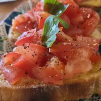 Bruschetta at Bell Pesto Cafè in Dublin