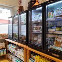 Refrigerated section at BioPunktBasel in Basel
