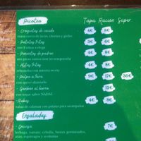 Menú 1 at Casa de la Abuela in Pontedeume