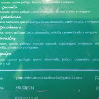 Pizza de vegetales (pedir sin queso) at Casa de la Abuela in Pontedeume