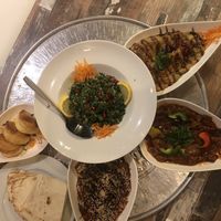 Maza platter at Sham Maza in Amsterdam