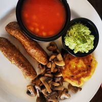 Vegan fry at Menlo Park Hotel in Galway