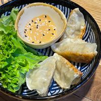 Vegetable gyoza at Udum in Cologne