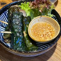 Mushroom and tofu skewers at Udum in Cologne