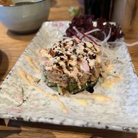 Vegan fish tartar  at Udum in Cologne