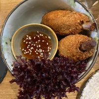 Vegan chicken drumstick  at Udum in Cologne