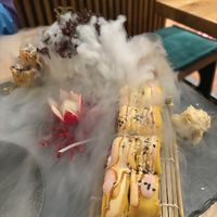 Mango roll and spicy tuna roll   at Udum in Cologne