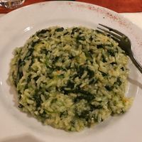 Vegan Garlic and Spinach Risotto. at Il Tricolore in Ramsgate