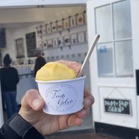   at Tondi Gelato in Santa Barbara