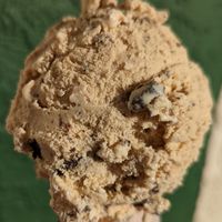 Vegan Coffee Cookie ice cream at Caffeinated Cow in Colorado Springs