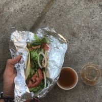good vegan taco'z w/ salsa at Mr. Natural - East Cesar in Austin