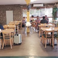 Dining room. Nothing fancy at Mr. Natural - East Cesar in Austin