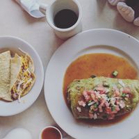 Breakfast burrito, tacos at Mr. Natural - East Cesar in Austin