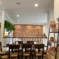 Upstairs dining  at Batuqui on the Falls in Chagrin Falls