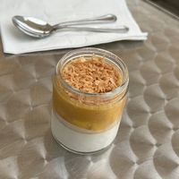 Mango dessert   at Baobab Fare in Detroit