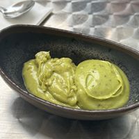 🥑 Avocado passion fruit chia puddingg  at Baobab Fare in Detroit