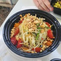 Sok Tum Thai - Papaya salad made vegan at Takoi in Detroit