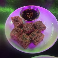 Crispy chive cakes app 🤌🤌🤌  at Takoi in Detroit