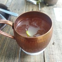 Mule at Luvina Vegan Bar in Mexico City