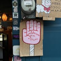   at Luvina Vegan Bar in Mexico City