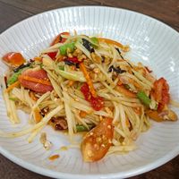 Somtum...Spicy Papaya Salad at Loving Hut - Pak Chong in Pak Chong