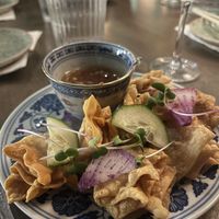 Wontons  at Miss Bāo in Kingston