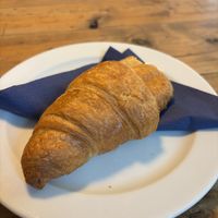 Vegan Croissant (already took a bite 😂)  at Solid Ground in Uberlingen