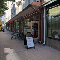 Entrance at Cafe Gopal in Tampere
