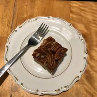 Pecan caramel slice at Cafe Gopal in Tampere
