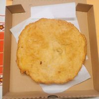 Vegan "làngos"  at Lángos - Fank in Budapest