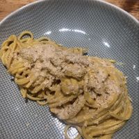 Carbonara at Aquafaba in Mendrisio