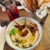 The Exotic Hummus Bowl at Thalatheen  in Doha