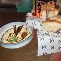 Hummus  at Thalatheen  in Doha